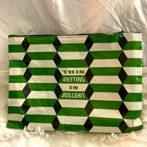 Blue Q plastic large envelope bag